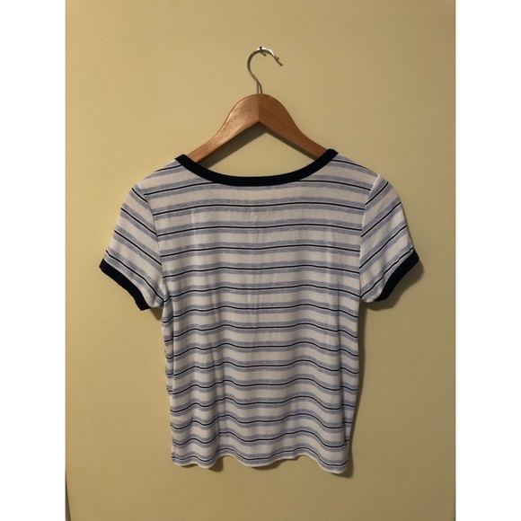 American Eagle Soft & Sexy Striped T-Shirt - Picture 2 of 3